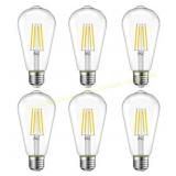 Edison Bulb, 60W Eq, Dimmable - 6 Pack Edison Bulb, 60W Eq, Dimmable - 6 Pack
