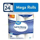 Great Value Soft & Strong, 24 Mega Rolls Great Value Soft & Strong, 24 Mega Rolls