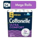 Cottonelle Ultra Toilet Paper, 24 Mega Rolls Cottonelle Ultra Toilet Paper, 24 Mega Rolls