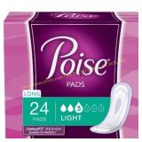 Poise Incontinence Pads - Light Absorbency 24ct Poise Incontinence Pads - Light Absorbency 24ct