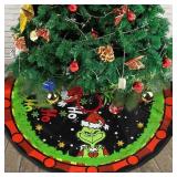 2ct 30 Inch Xmas Red Green Plaid Tree Skirt 2ct 30 Inch Xmas Red Green Plaid Tree Skirt