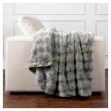 House & Home Bubble Faux Fur Throw House & Home Bubble Faux Fur Throw