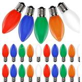 Abeja 25 Multicolor C9 LED Bulbs, E17 Base Abeja 25 Multicolor C9 LED Bulbs, E17 Base