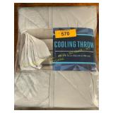 Generic 60x70in. Cooling Throw, Gray Generic 60x70in. Cooling Throw, Gray