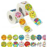 Hebayy Birthday/Holiday Stickers, 1000pc Rolls Hebayy Birthday/Holiday Stickers, 1000pc Rolls