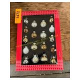 18pc. Round Glass Ornaments, Gold 18pc. Round Glass Ornaments, Gold