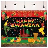 Happy Kwanzaa Backdrop 8x6FT Kwanzaa D cor Happy Kwanzaa Backdrop 8x6FT Kwanzaa D cor