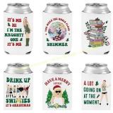 6pk Cheroloven Christmas Beer Can Covers for Women 6pk Cheroloven Christmas Beer Can Covers for Women