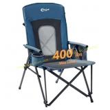 PORTAL Folding High Back Camp Chair, Blue PORTAL Folding High Back Camp Chair, Blue