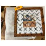 8x8in. Brown Picture Frames with Mat, Set of 2 8x8in. Brown Picture Frames with Mat, Set of 2