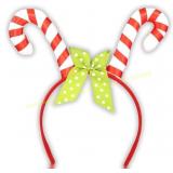 3ct Candy Cane Holiday Headband, Christmas 2024 3ct Candy Cane Holiday Headband, Christmas 2024