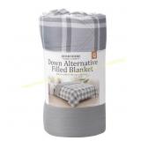 Berkshire Down Alt Blanket Queen 98x92in. Berkshire Down Alt Blanket Queen 98x92in.