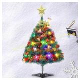 Dream Loom 24in. Tabletop Xmas Tree w/LED Lights Dream Loom 24in. Tabletop Xmas Tree w/LED Lights