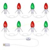 Yubunt Christmas Lights - 14.1Ft C7 LED String Yubunt Christmas Lights - 14.1Ft C7 LED String