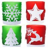 SYFURNIX Christmas Candle Holder Set SYFURNIX Christmas Candle Holder Set