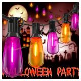 Purple/Orange Halloween Lights, 10FT Purple/Orange Halloween Lights, 10FT