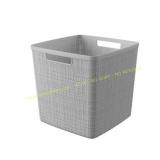Curver Jute 11" Cube Basket 4 Pack - Grey Curver Jute 11" Cube Basket 4 Pack - Grey