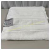 2 Ct. Purely Indulgent 30x58in. Bath Towels, White 2 Ct. Purely Indulgent 30x58in. Bath Towels, White