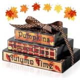 2 Ct. Ferracyle Fall Tiered Tray Decor, Mini Books 2 Ct. Ferracyle Fall Tiered Tray Decor, Mini Books