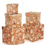 PAPER FAIR 5PCS Nesting Gift Boxes Set PAPER FAIR 5PCS Nesting Gift Boxes Set