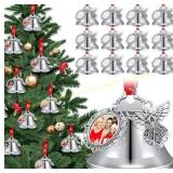 Syhood 16 Pcs Bell Christmas Ornaments Syhood 16 Pcs Bell Christmas Ornaments