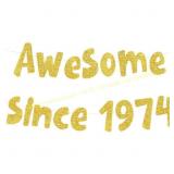 2 Ct Awesome Since 1974 Banners + Stationary 2 Ct Awesome Since 1974 Banners + Stationary