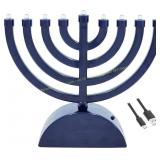 2ct The Dreidel Co Mini Electric Classic Menorah 2ct The Dreidel Co Mini Electric Classic Menorah
