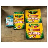 Art Bundle: 10pk. Crayola Markers, 24pk Crayons Art Bundle: 10pk. Crayola Markers, 24pk Crayons