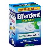 Efferdent  Plus Mint 90-Count Denture Cleanser Efferdent  Plus Mint 90-Count Denture Cleanser
