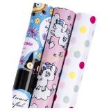 MAYPLUSS Wrap Roll 17x120in - Cat/Unicorn MAYPLUSS Wrap Roll 17x120in - Cat/Unicorn
