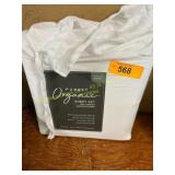 Purely Organic 6-Pc Sheet Set, White Purely Organic 6-Pc Sheet Set, White