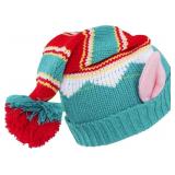 Christmas Knitted Elf Hat for Women, Beanie Christmas Knitted Elf Hat for Women, Beanie