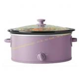 Mainstays 6QT Slow Cooker, Lilac Bloom, New Mainstays 6QT Slow Cooker, Lilac Bloom, New