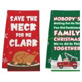 2pk Cheroloven Griswold Christmas Hand Towels 2pk Cheroloven Griswold Christmas Hand Towels