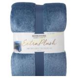 Berkshire Blanket Extra Plush Queen 98x92 Blue Berkshire Blanket Extra Plush Queen 98x92 Blue