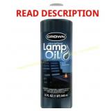 Crown Ultra-Refined Lamp Oil 32 oz - Clear NO LID Crown Ultra-Refined Lamp Oil 32 oz - Clear NO LID