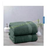Purely Indulgent Cotton Bath Towel, Green Purely Indulgent Cotton Bath Towel, Green