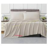 Kirkland Signature King 680 TC Sheet Set, Beige Kirkland Signature King 680 TC Sheet Set, Beige