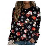 Size S MOUSYA Ugly Women s Christmas Sweatshirt
