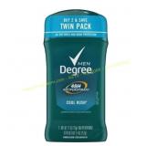 Twin Pack Degree Men Cool Rush Deodorant - 2.7oz