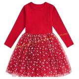 Size 6T Kimoda Toddler Long Sleeve Tutu Dress, Red