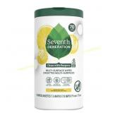 3 Ct. Seventh Gen Lemon Zest Wipes