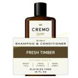 3Ct Cremo 2 in 1 Shampoo & Conditioner, 16 fl oz