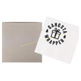 VOWFOO Gangsta Wrapper Napkins 4.5"x4.5"