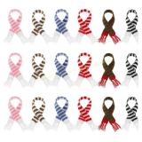 2 Packs Bencailor 18 Pcs Mini Christmas Scarves
