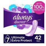 Always Discreet 7 Drop Pads - 42ct