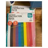 2ct Construction Paper, Notebook & Index Cards