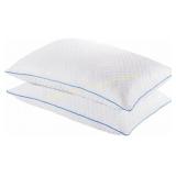 2pk Purelux Memory Foam Pillow Queen