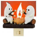 2ct Ghost Campfire Nightlight, Halloween Decor