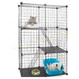 iMountek 3-Tier Metal Cat Playpen Cage